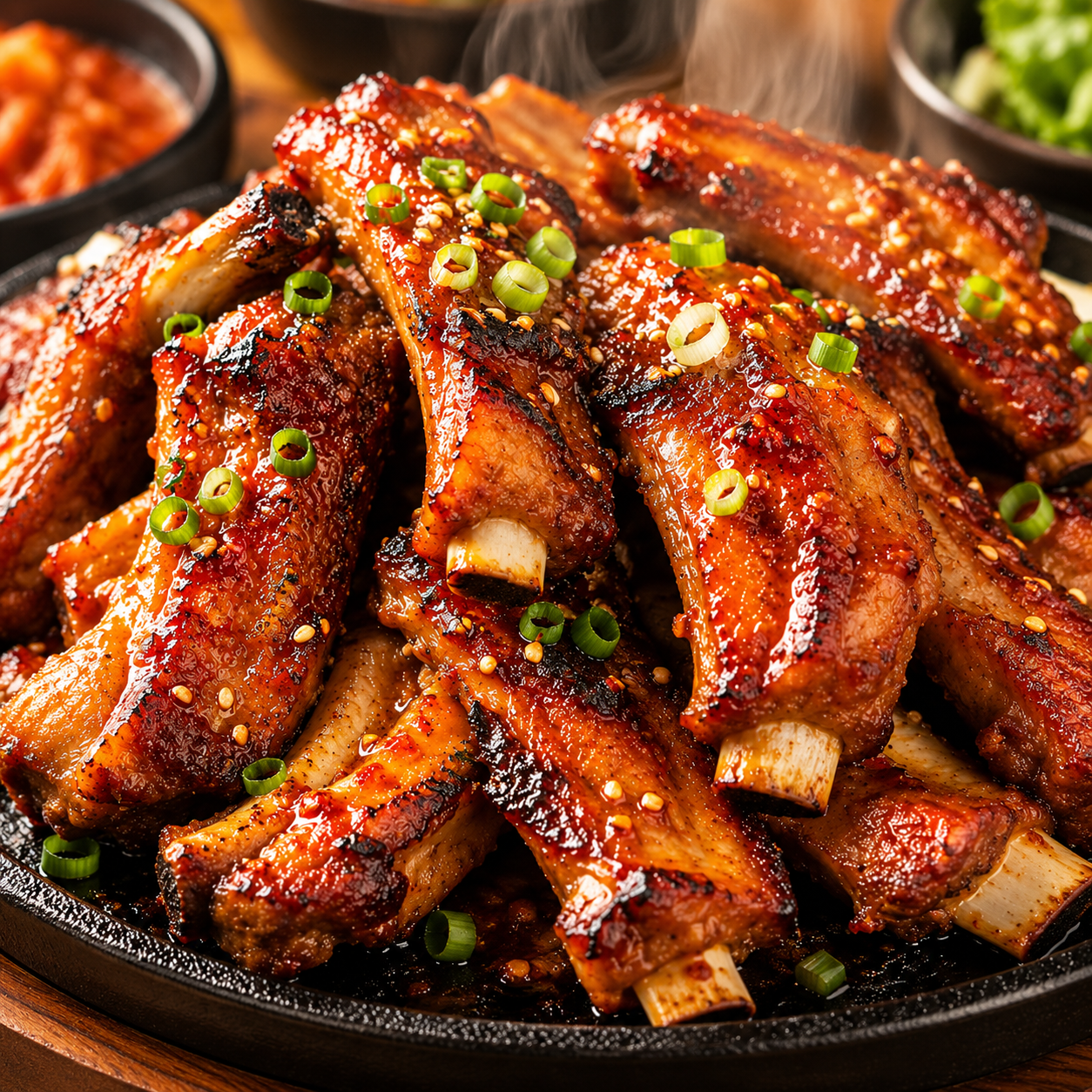 [깜짝특가 12,900원~] 사과빨 양념 쪽갈비 600g 1팩/2팩(1.2kg)/4팩(2.4kg)